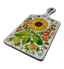Доска кухонная «Летний узор» ручная роспись (36.5×19.5×1.5 см) купить в интернет магазине подарков ПраздникШоп