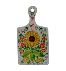 Доска кухонная «Летний узор» ручная роспись (36.5×19.5×1.5 см) купить в интернет магазине подарков ПраздникШоп