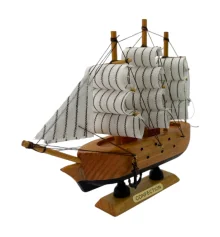 Модель парусника на подставке «Морской Бриг Мечты» (14.5×14.5×3.6 см) купить в интернет магазине подарков ПраздникШоп