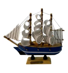 Модель парусника на подставке «Морская мечта» (14×12.5×3.3 см) купить в интернет магазине подарков ПраздникШоп