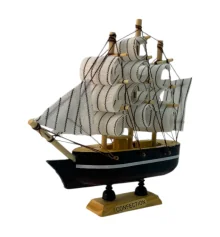 Модель парусника на подставке «Морская мечта» (14×12.5×3.3 см) купить в интернет магазине подарков ПраздникШоп