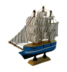Модель парусника на подставке «Морская мечта» (14×12.5×3.3 см) купить в интернет магазине подарков ПраздникШоп