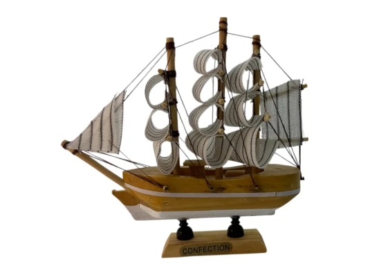 Модель парусника на подставке «Морская мечта» (14×12.5×3.3 см) купить в интернет магазине подарков ПраздникШоп