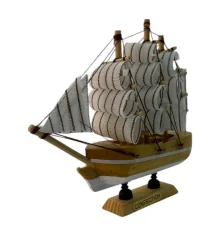 Модель парусника на подставке «Морская мечта» (14×12.5×3.3 см) купить в интернет магазине подарков ПраздникШоп