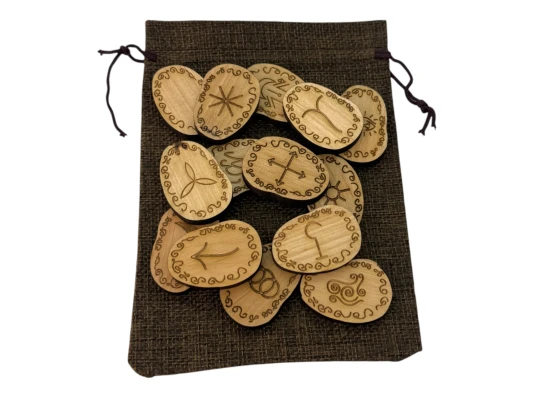 Руны «Ведьмины» (Викканские) светлые купить в интернет магазине подарков ПраздникШоп