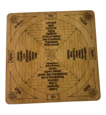 Таблица для работы с маятником «Любовной магии» купить в интернет магазине подарков ПраздникШоп