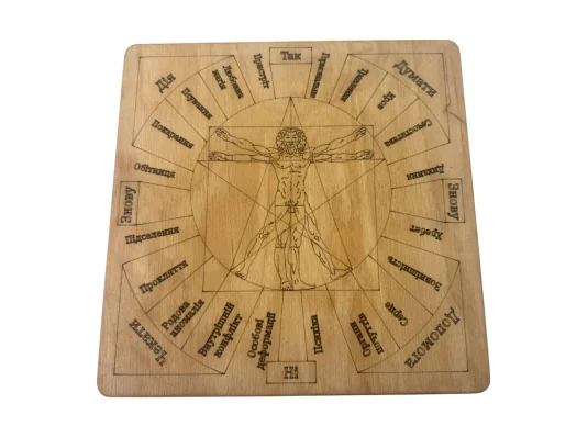 Таблица для работы с маятником «Магические воздействия» купить в интернет магазине подарков ПраздникШоп