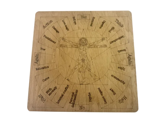 Таблица для работы с маятником «Магические воздействия» купить в интернет магазине подарков ПраздникШоп