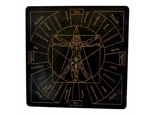 Таблица для работы с маятником «Магические воздействия» купить в интернет магазине подарков ПраздникШоп