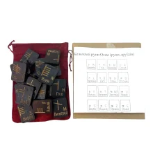 Руны «Кельтские руны Огам» (руны Друидов) темные купить в интернет магазине подарков ПраздникШоп