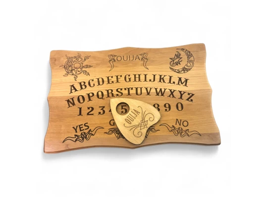 Спиритическая доска OUIJA «Эксклюзивная» светлая купить в интернет магазине подарков ПраздникШоп