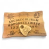 Спиритическая доска OUIJA «Эксклюзивная» светлая, на английском языке (46×29×1.8 см), резная, массив д