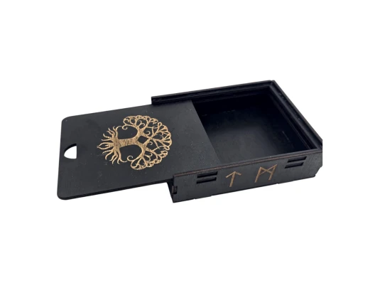 Шкатулка для скандинавских рун «Древо Жизни» (14×10.5×4 см) купить в интернет магазине подарков ПраздникШоп