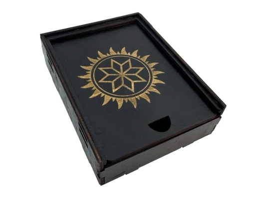 Шкатулка для рун и оберегов «Алатырь» (14×10.5×4 см) купить в интернет магазине подарков ПраздникШоп