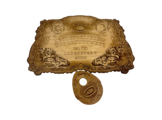 Спиритическая доска OUIJA «Античная» на испанском языке (49.5×29×0.8 см) купить в интернет магазине подарков ПраздникШоп