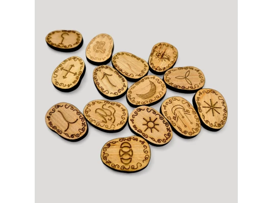 Руны «Ведьмины» (Викканские) светлые купить в интернет магазине подарков ПраздникШоп