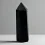 Кристалл обсидиана в форме башни (полированный купить в интернет магазине подарков ПраздникШоп