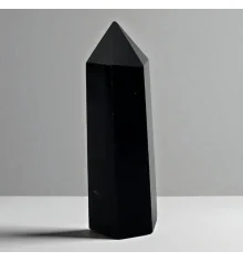 Кристалл обсидиана в форме башни (полированный купить в интернет магазине подарков ПраздникШоп