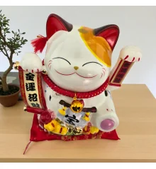 Кот Манэки-Нэко керамический купить в интернет магазине подарков ПраздникШоп