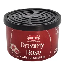 Ароматизатор для авто HEM Dreamy Rose в баночке купить в интернет магазине подарков ПраздникШоп