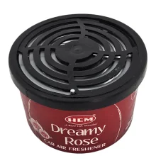 Ароматизатор для авто HEM Dreamy Rose в баночке купить в интернет магазине подарков ПраздникШоп