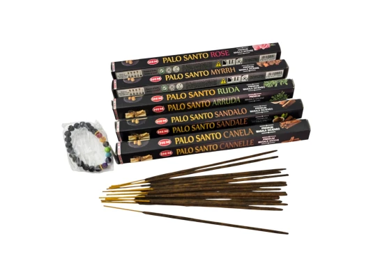 Smudging Indulgence Masala Gift Pack набор благовоний Palo Santo 5 ароматов плюс браслет купить в интернет магазине подарков ПраздникШоп