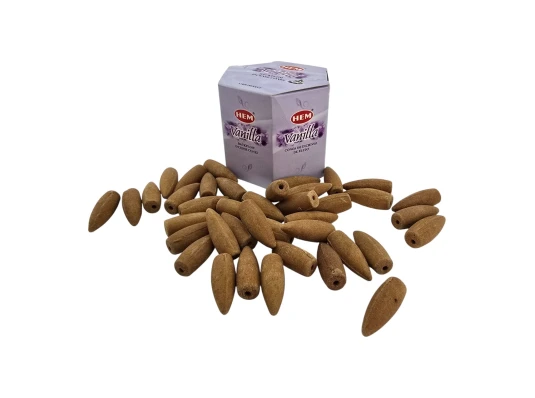 Vanilla Backflow (Ваниль) (Hem) 40 шт. конусы купить в интернет магазине подарков ПраздникШоп