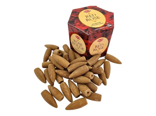 Red Rose Backflow (Красная Роза) (Hem) 40 шт. конусы купить в интернет магазине подарков ПраздникШоп