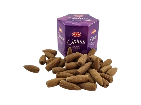 Opium Backflow (Опиум) (Hem) 40 шт. конусы купить в интернет магазине подарков ПраздникШоп