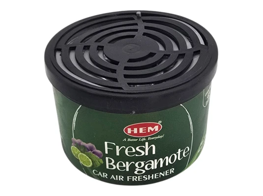 Ароматизатор для авто HEM Fresh Bergamote в баночке купить в интернет магазине подарков ПраздникШоп