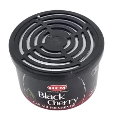 Ароматизатор для авто HEM Black Cherry Car Air Freshner в баночке купить в интернет магазине подарков ПраздникШоп
