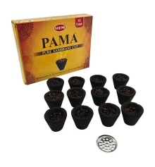 Pama Pure Sambrani Cup HEM 12 шт. ароматические чаши купить в интернет магазине подарков ПраздникШоп