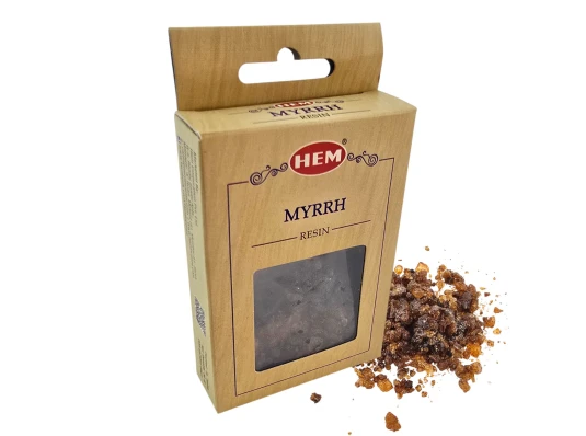 Myrrh Resin HEM ароматическая смола 30 г купить в интернет магазине подарков ПраздникШоп