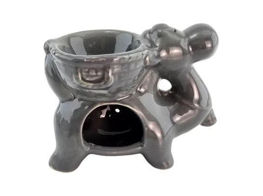 Аромалампа керамическая серая «Верблюд» (11×11×6 см) купить в интернет магазине подарков ПраздникШоп