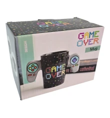 Чашка керамическая «GAME OVER» (400 мл) купить в интернет магазине подарков ПраздникШоп