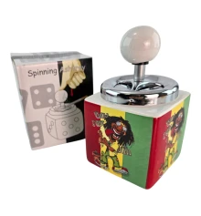 Пепельница с крышкой керамическая «Rasta» (15×8.5×8.5 см) купить в интернет магазине подарков ПраздникШоп