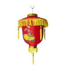 Фонарик китайский шелковый с символом удачи купить в интернет магазине подарков ПраздникШоп