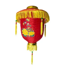 Фонарик китайский шелковый с символом удачи купить в интернет магазине подарков ПраздникШоп