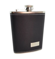 Фляга из нержавеющей стали (220 мл) (13.5×9.5×2.5 см) купить в интернет магазине подарков ПраздникШоп