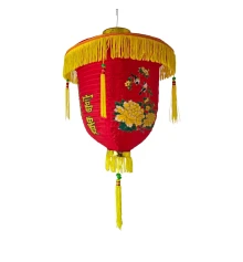 Фонарик китайский шелковый с символом удачи купить в интернет магазине подарков ПраздникШоп