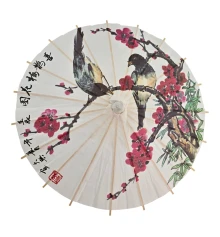 Зонт бамбук с бумагой «Птицы» (d-38 см 38×31×3 см) купить в интернет магазине подарков ПраздникШоп