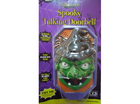 Звонок в дверь Хэллоуин (ведьма) купить в интернет магазине подарков ПраздникШоп