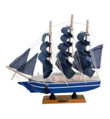 Модель парусника «Синие Паруса» (21.5×24×4.5 см) купить в интернет магазине подарков ПраздникШоп