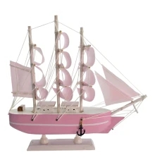 Модель парусника «Розовые Паруса» (21.5×24×4.5 см) купить в интернет магазине подарков ПраздникШоп