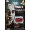 Зубы вампира белые с капсулами крови