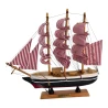Модель парусника "Паруса в полоску (21.5×24×4.5 см)