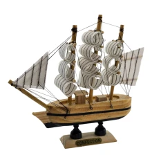 Модель парусника (13.7×13×3 см) купить в интернет магазине подарков ПраздникШоп