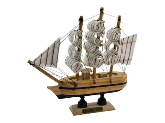 Модель парусника (13.7×13×3 см) купить в интернет магазине подарков ПраздникШоп