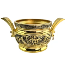 Курильница «Золотой Дракон» (10×20.3×12 см) купить в интернет магазине подарков ПраздникШоп