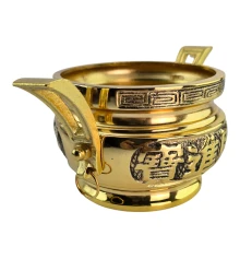 Курильница «Золотой Дракон» (10×20.3×12 см) купить в интернет магазине подарков ПраздникШоп